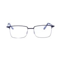 OPTIWAR BB35 Spectacles Frame in Black & Silver — view 1