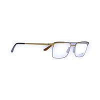 OPTIWAR BB72 Spectacles Frame in Golden & Silver — view 2