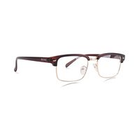 BOSS AB31 Spectacles Frame in Half Brown Matt Half Golden — view 3