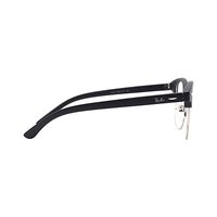 NO Art AB27 Spectacles Frame in Half Matt Black Half Silver — view 14