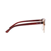 NO Art AB28 Spectacles Frame in Half Brown Glossy Half Golden — view 3