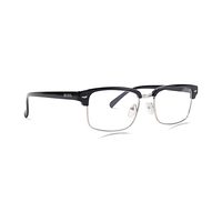 BOSS AB29 Spectacles Frame in Half Glossy Black Half Silver — view 8