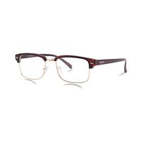 BOSS AB31 Spectacles Frame in Half Brown Matt Half Golden — view 7