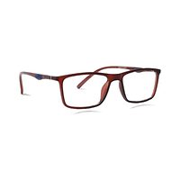 SEVEN COLOURS AB51 Spectacles Frame in Dark Brown — view 3