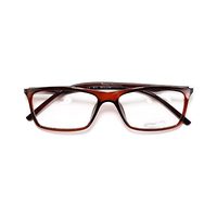 SEVEN COLOURS AB54 Spectacles Frame in Dark Brown Glossy — view 1