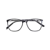 LOUIS STYLE AD61 Spectacles Frame in Glossy Black — view 1