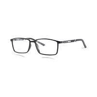 LOUIS STYLE AD62 Spectacles Frame in Glossy Black — view 3