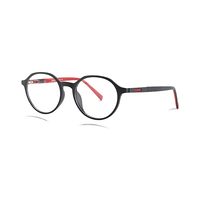 LOUIS STYLE AD65 Spectacles Frame in Matte Black — view 3