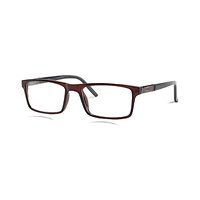 POOLAR AE56 Spectacles Frame in Glossy Reddish Brown — view 3