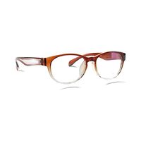 ULTEM AE68 Spectacles Frame in Half Glossy Brown+white — view 2