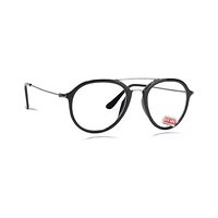 UV 400 AF14 Spectacles Frame in Black Glossy Stick -black And Metal — view 2