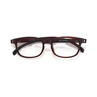 IDOR AF23 Spectacles Frame in Black Matt Brownish Look — view 1