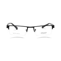 OPFCON AF83 Spectacles Frame in Half Black Glossy Half White Transparent — view 5