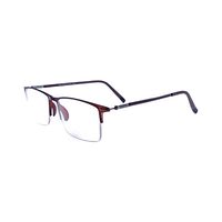 POLO SPORT T1-8806 AG63 Spectacles Frame in Half Matte Brown Half White — view 3