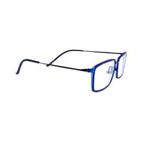 MINGDI M-068 AG66 Spectacles Frame in Matte Blue +blk — view 2