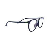 LOUIS STYLE N-5072 AG69 Spectacles Frame in Matte Black Mid Green Metal — view 2