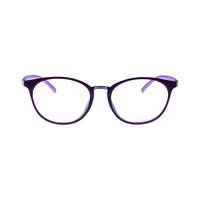 LOUIS STYLE N-5075 AG74 Spectacles Frame in Matte Purple +mid Silver — view 1