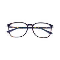LOUIS STYLE L-1032 AG75 Spectacles Frame in Matte Brown Tortoiseshell Print — view 4
