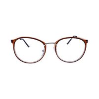 DIXON TITANIUM TR90 1825 AG82 Spectacles Frame in Matte Brown+golden — view 1