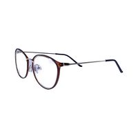 DIXON TITANIUM TR90 1825 AG82 Spectacles Frame in Matte Brown+golden — view 3