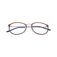 DIXON TITANIUM TR90 1825 AG82 Spectacles Frame in Matte Brown+golden — view 4