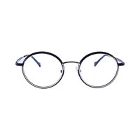 STEWART 8315 AG85 Spectacles Frame in Black & Silver — view 1
