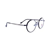 STEWART 8315 AG85 Spectacles Frame in Black & Silver — view 2