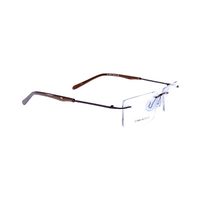 COMFORT CT-8063 AH16 Spectacles Frame in Transparent & Brown — view 2