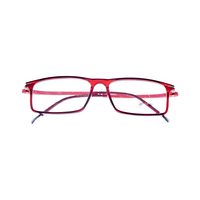 X-EYE X1014 AH27 Spectacles Frame in Glossy Red — view 4