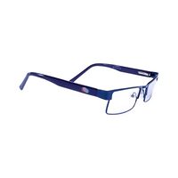 FLEMASS 5 AI54 Spectacles Frame in Glossy Dark Blue — view 2