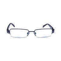 MICROVISION M0003 AI87 Spectacles Frame in Half Gunmetal Gray Half White — view 1