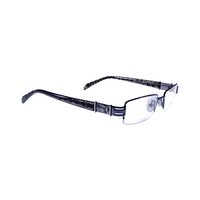 MICROVISION M0003 AI87 Spectacles Frame in Half Gunmetal Gray Half White — view 2
