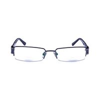 MICROVISION M0014 AI88 Spectacles Frame in Half Gunmetal Gray Half White — view 1