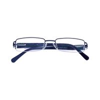 MICROVISION M0015 AI89 Spectacles Frame in Half Gunmetal Gray Half White — view 4