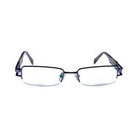 MICROVISION M0011 AI91 Spectacles Frame in Half Gunmetal Gray Half White — view 1