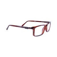 DEVISHA M309 AJ98 Spectacles Frame in Glossy Brown — view 2