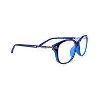 ROSE BOND 2921 AK15 Spectacles Frame in Black Blue Glossy — view 2