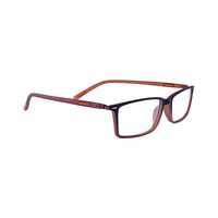 FLASH 129 AK46 Spectacles Frame in Matte Black & Brown — view 2