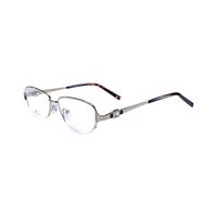 ALIZABETH 4503 AK87 Spectacles Frame in Golden & White — view 3