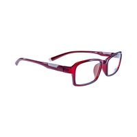 KAZILU K 2220 AL18 Spectacles Frame in Glossy Red — view 2