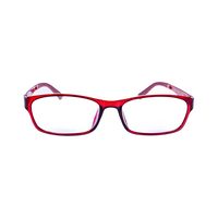 KAZILU K 2206 AL19 Spectacles Frame in Glossy Red — view 1