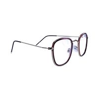 NEW EYEWEAR 228 AL28 Spectacles Frame in Red & Golden — view 2