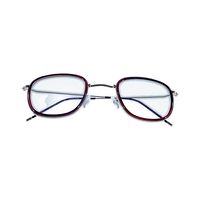 NEW EYEWEAR 228 AL28 Spectacles Frame in Red & Golden — view 4