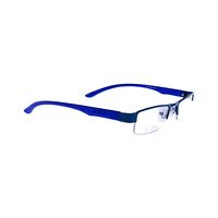 DIANA EYEWEAR 3 AL52 Spectacles Frame in Glossy Blue & White — view 2