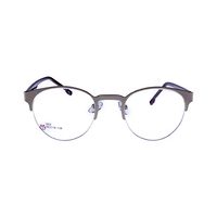 Eye++ 3 AL66 Spectacles Frame in Half Golden & White — view 1