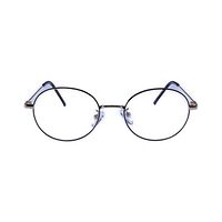 TIANZI 3048 AL86 Spectacles Frame in Black & Golden — view 1