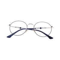 AJ 6013 AM08 Spectacles Frame in Black & Golden — view 4