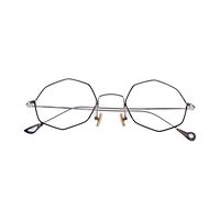 AJ 6 AM15 Spectacles Frame in Brown & Golden — view 4
