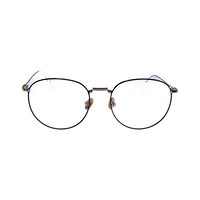 AJ 7 AM23 Spectacles Frame in Brown & Golden — view 1