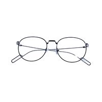 AJ 7 AM28 Spectacles Frame in Black & Silver — view 4
